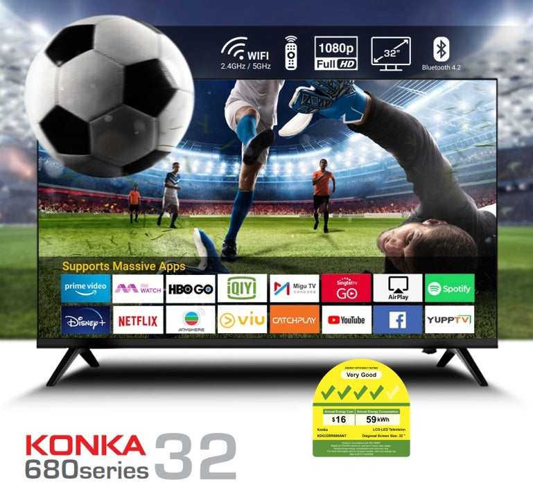 32RR680 32” HD LED ANDROID TV