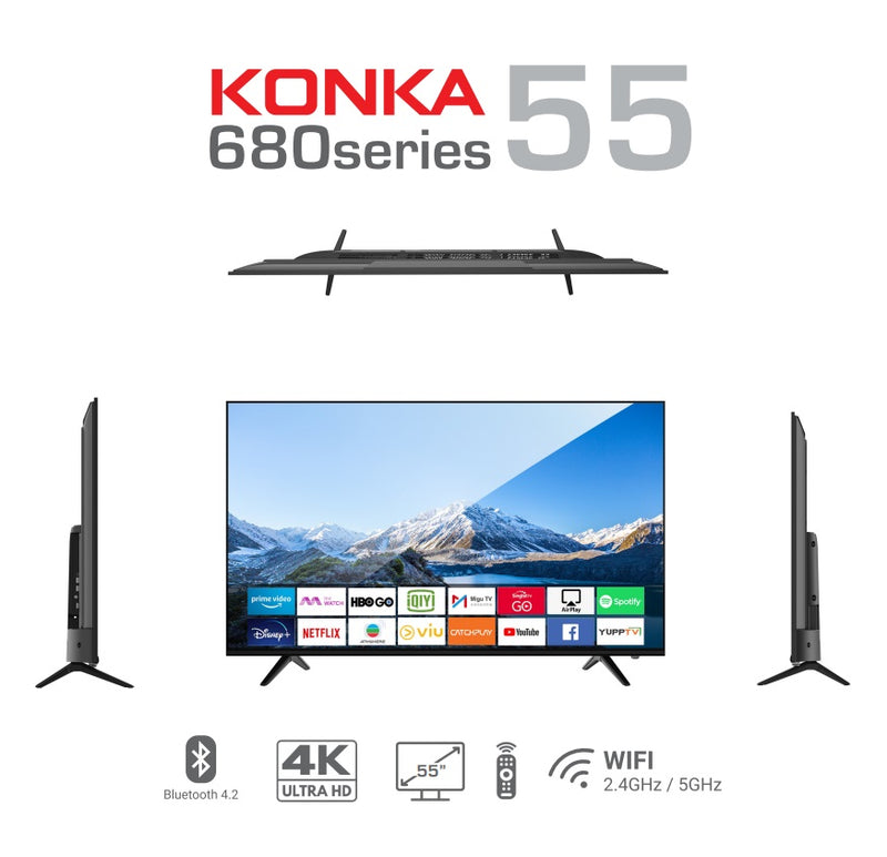 55QR680 55” UHD LED ANDROID TV